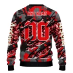 Personalized Arsenal Skull Horde Red Sweater Best Selling