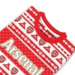 Personalized Arsenal Tent Stripes Red White Sweater Best Selling