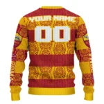 Personalized As Roma Bulldog Motif Sweater Best Selling