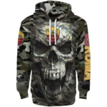 Personalized As Roma Camo Skull Hoodie Best Selling