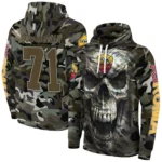 Personalized As Roma Camo Skull Hoodie Best Selling