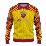 Personalized As Roma Chevron Pattern Red Sweater Best Selling