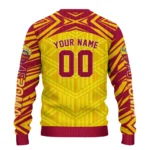 Personalized As Roma Chevron Pattern Red Sweater Best Selling