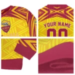 Personalized As Roma Chevron Pattern Red Sweater Best Selling