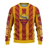 Personalized As Roma Chevron Rows Red Sweater Best Selling