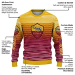Personalized As Roma Diamond Mesh Sweater Best Selling