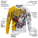 Personalized As Roma Jesus Tears Red White Sweater Best Selling