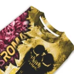 Personalized As Roma Skull Collage Red Sweater Best Selling