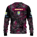Personalized Aston Villa Antlers Pattern Claret Black Sweater Best Selling