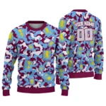 Personalized Aston Villa Camouflage Motif Sweater Best Selling