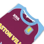 Personalized Aston Villa Flame Border Claret Sweater Best Selling