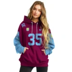 Personalized Aston Villa Minimal Design Claret Hoodie Best Selling