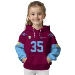 Personalized Aston Villa Minimal Design Claret Hoodie Best Selling