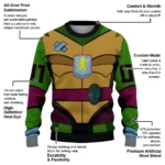 Personalized Aston Villa Ninja Turtle Sweater Best Selling