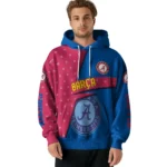 Personalized Barcelona Abstract Shape Blue Hoodie Best Selling