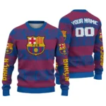 Personalized Barcelona Bulldog Motif Sweater Best Selling