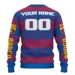 Personalized Barcelona Bulldog Motif Sweater Best Selling