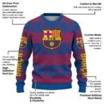 Personalized Barcelona Bulldog Motif Sweater Best Selling