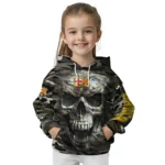 Personalized Barcelona Camo Skull Hoodie Best Selling
