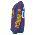 Personalized Barcelona Chevron Rows Blue Sweater Best Selling