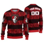Personalized Bournemouth Bulldog Motif Sweater Best Selling