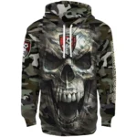 Personalized Bournemouth Camo Skull Hoodie Best Selling