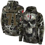 Personalized Bournemouth Camo Skull Hoodie Best Selling