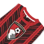 Personalized Bournemouth Chevron Rows Red Sweater Best Selling