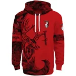 Personalized Bournemouth Deer Silhouette Red Hoodie Best Selling
