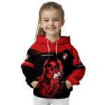 Personalized Bournemouth Grim Reaper Red Black Hoodie Best Selling