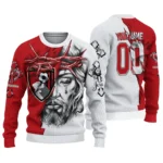 Personalized Bournemouth Jesus Tears Red White Sweater Best Selling