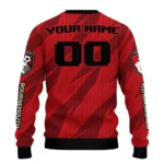 Personalized Bournemouth Stripe Motion Red Sweater Best Selling
