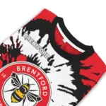 Personalized Brentford Burst Swirl Red Sweater Best Selling