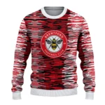 Personalized Brentford Camouflage Stripe Red White Sweater Best Selling