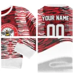 Personalized Brentford Camouflage Stripe Red White Sweater Best Selling