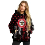 Personalized Brentford Distressed Flag Red Black Hoodie Best Selling