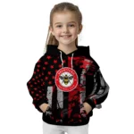 Personalized Brentford Distressed Flag Red Black Hoodie Best Selling