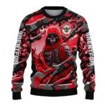 Personalized Brentford Skull Horde Red Sweater Best Selling