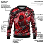 Personalized Brentford Skull Horde Red Sweater Best Selling