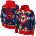 Personalized Brentford Spongebob Patrick Star Red Navy Hoodie Best Selling
