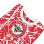 Personalized Brentford Streak Overlay Red Sweater Best Selling