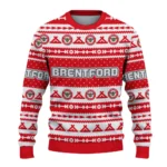 Personalized Brentford Tent Stripes Red White Sweater Best Selling