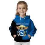 Personalized Brighton Hove Albion Baby Yoda Blue Black Hoodie Best Selling