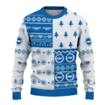 Personalized Brighton Hove Albion Christmastree Bands White Sweater Best Selling