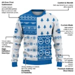 Personalized Brighton Hove Albion Christmastree Bands White Sweater Best Selling