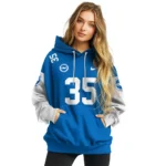 Personalized Brighton Hove Albion Minimal Design Blue Hoodie Best Selling