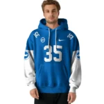 Personalized Brighton Hove Albion Minimal Design Blue Hoodie Best Selling