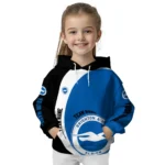 Personalized Brighton Hove Albion Minimalist Design Blue Black Hoodie Best Selling
