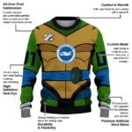 Personalized Brighton Hove Albion Ninja Turtle Sweater Best Selling