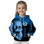 Personalized Brighton Hove Albion Skull Motif Blue Black Hoodie Best Selling